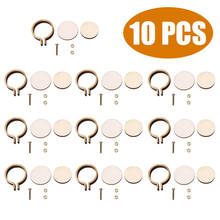 10 sets 25mm Wooden Cross Stitch Frame Mini Embroidery Hoop Ring Embroidery Circle Sewing Kit Frame Craft 2024 - buy cheap