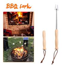 Retractable Barbecue Fork Stainless Steel Outdoor Tool Picnic BBQ Tools Hot Dog Fork Marshmallow Grill Fork Barbecue Supplies 4 2024 - buy cheap