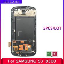 5 Pcs/lot Lcds For Samsung Galaxy S3 i9300 i9300i i9308i LCD Display Touch Screen Digitizer Assembly With Frame 2024 - buy cheap