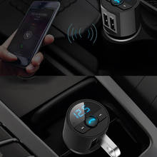 Cigarette Lighter Bluetooth Car MP3 Player Dual USB Charging Car Multi-function Hands-free Call Mini Speaker 2024 - buy cheap