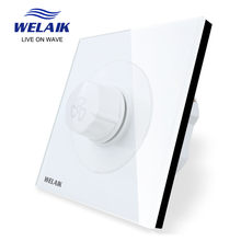 WELAIK-Interruptor de pared de regulación de velocidad, ventilador estándar británico, de pared, AC220V, B17TSW 2024 - compra barato