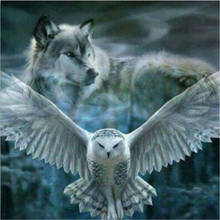 Animal Wolf Eagle DIY Embroidery Cross Stitch 11CT Kits Needlework Craft Set Cotton Thread Printed Canvas Home     Design 2024 - buy cheap