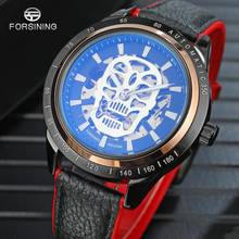 Forsining Sport Clock Skull Skeleton Black Red Watches Men's Automatic Watches Top Brand Luxury Luminous Design Water Resistant 2024 - buy cheap