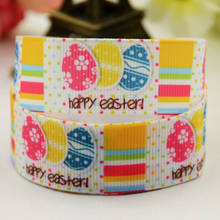 22mm 25mm 38mm 75mm Ruban satin Easter Eggs Cartoon Character printed Grosgrain Ribbon party decoration X-01317 10 Yards 2024 - buy cheap