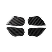 4pcs car-styling Carbon Fiber Interior Door Handle Bowl Cover Trim Decor Fit for Honda Civic 10th 2016-19 Car accessories 2024 - buy cheap