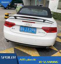 For Audi A5 coupe Spoiler 2012-2018 Audi A5 cabriolet open car Spoiler TF ABS plastic Material Car Rear Wing Color Rear Spoiler 2024 - buy cheap