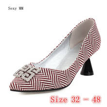 Women High Heels Pumps High Heel Shoes Stiletto Woman Shoes Kitten Heels Plus Size 32 33 - 40 41 42 43 44 45 46 47 48 2024 - buy cheap