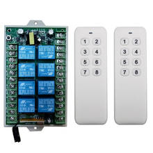 AC 220V 10A 8 CH 8CH RF Wireless Remote Control Switch System  Radio Receiver Module remote control Transmitter 315 / 433 MHz 2024 - buy cheap