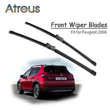 Atreus 2 шт. высококачественные длинные резиновые передние щетки стеклоочистителя для Peugeot 2008 2017 2016 2015 2014 2013 2012 Аксессуары 2024 - купить недорого