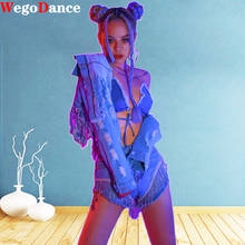 Performance Dress New DJ Fashion Cowboy Nightclub Group Sexy Gogo Leading Dance Costume 2024 - buy cheap