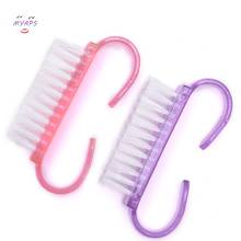 Soft Remove Dust Top Nail Cleaning Nail Brush Tools File Nail Art Care Manicure Pedicure Small Angle Clean for nail makeup 2024 - buy cheap