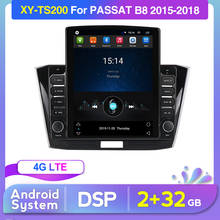 Sistema multimídia automotivo, reprodutor com android, 2gb de ram, 32gb de rom, câmera, rádio para vw/volkswagen/passat b8 magotan 2011-2015 2024 - compre barato