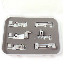 Stainless Steel High Quality Household Sewing Machine Accessories Presser Foot 6 Sets Full Size 2024 - buy cheap