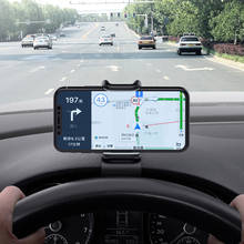 Universal Dashboard Car Phone Holder Easy Clip Mount Stand GPS Display Bracket Car Holder Support For iPhone 8 X Samsung XiaoMi 2024 - купить недорого