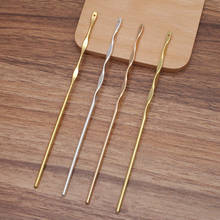 10 PCS 158mm Metal Copper Hair Sticks Settings Vintage Brass Hairpin Base DIY Hair Accessories For Jewelry Making 2024 - buy cheap
