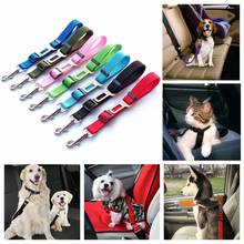 7 colores de mascota perro gato para cinturón de seguridad de coche arnés ajustable cinturón de perro para pequeños perros mediano de Clip, suministros para mascotas 2024 - compra barato