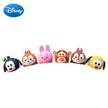 6Pcs Disney Cartoon Mickey Mouse Dumbo FigureToys Animal Car Children Decoration Donald Duck Doll Cute Christmas Ornaments Gift 2024 - buy cheap