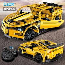 419pcs Series RC Car Model Building Blocks Electric Remote Control Racing Racer Bricks Supercar Toys For Children 2024 - buy cheap