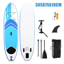 2021 new inflatable 305*75*10cm SUP ultra-light portable inflatable surfboard, water ski, body paddle board, inflatable kayak 2024 - buy cheap