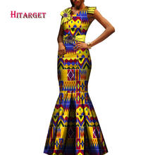 Fashion Women Dress Dashiki African Print Sleeveless Long Dresses for Women Maxi Dress Bazin Riche Lady Sexy Party Dress WY6606 2024 - buy cheap