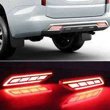 1 Pair LED Rear Fog Lamp for Mitsubishi Pajero Montero Sport 2018-2020 Car LED Bumper Light Brake Light Reflector 2024 - buy cheap