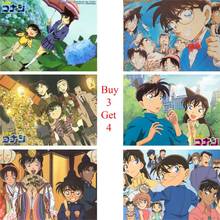 Detective Conan Posters Anime Wall Stickers White Coated Paper Prints High Definition Livingroom Bedroom Bar Decoration Home Art 2024 - buy cheap