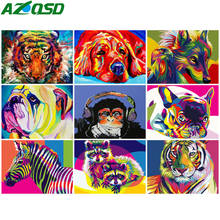 AZQSD Painting By Numbers Colorful Animal Coloring By Numbers DIY Unframed Decoration Arcylic Oil Painting Home Decor 2024 - buy cheap