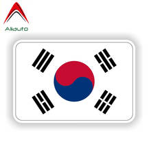 Aliauto South Korea Flag Car Sticker PVC Waterproof Reflective Decoration Decal Accessories for Peugeot Skoda,11cm*7cm 2024 - buy cheap