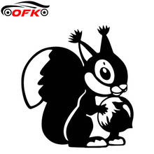 Car Stickers Decor Motorcycle Decals Cartoon Squirrel Lovely Decorative Accessories Creative Sunscreen Waterproof PVC,16cm*14cm 2024 - buy cheap