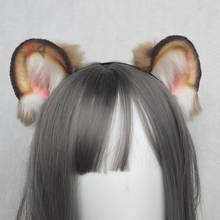 New Brown  Bear Ears Hairhoop Cosplay Lovely Prop Headwear Hairband  For Halloween Game Party Accessories 2024 - buy cheap