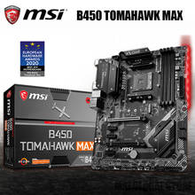 MSI B450 TOMAHAWK MAX ATX AMD B450 B450M DDR4 4133(OC) MHz,M.2,SATA3, USB3.1,USB3.2 ,DVI,64G,best support R9 CPU Socket AM4 New 2024 - buy cheap
