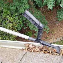 1 Pc The Gutter Tool Scoop Behind Skylights Roof Cleaning For Home Garden Hole Hooks Rails Gutter Cleaning Tool Dropshipping 2024 - buy cheap