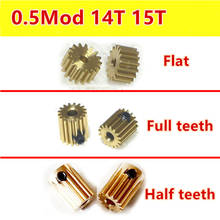 5pcs 0.5 mod 14T 15T brass national standard precision cylindrical straight pinion rack transmission accessories full mode 2024 - buy cheap