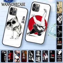 Newly Arrived Black Cell Phone Case For iphone 11pro 5s 6s 7 8plus x xs xr xsmax coque Mobile Cases Japan aikido Judo Fitness 2024 - buy cheap