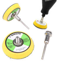1PC 50mm Backing Pad Polishing Buffing Plate Disc Adhesive Backed Hooks for Car Polishing Pad with 3/6mm Shank