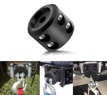 Black Winch Split Cable Hook Stopper Rubber Cushion Kit ATV UTV Winch Hooks Truck Camper Accessories 2024 - buy cheap