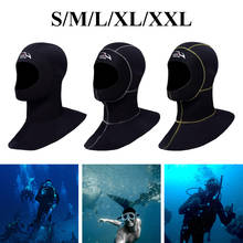 Scuba Diving Hood 3mm Neoprene Wetsuit Hat Neck Warmer Durable Stretchable Diving Cap, Surfing Thermal Hood 2024 - buy cheap