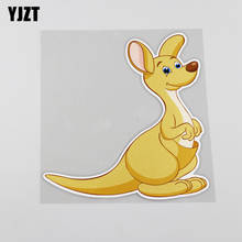 YJZT 14.6CM*14.9CM Lovely Kangaroo Fitness Movement Car Decal 12A-0044 2024 - buy cheap