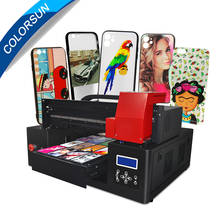 Colorsun-impresora UV automática A3 +, máquina de impresión UV para carcasa de teléfono, madera, vidrio, Metal, cabezal de impresión TX800 2024 - compra barato