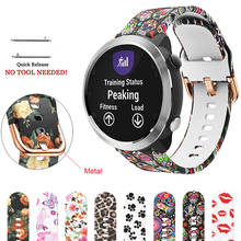Pulseira de silicone para smartwatch garmin forerunner 645/645, pulseira para smartwatch esportivo e música 20mm para vivoactive 3/vivomove hr 2024 - compre barato