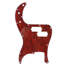 Tooyful Red Tortoise Shell Pickguard 3 Ply For Bass PB Anti-scratch To Protect Guitar for Bass Guitar Parts & Accessories 2024 - buy cheap