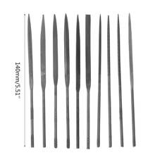 10PCS Small Needle Files Set 140mm Metal Glass Stone Jewelry Wood Carving Craft Tool 2024 - buy cheap