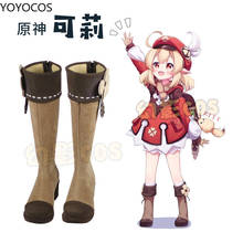 YOYOCOS-Botas de juego Genshin Impact Klee, disfraz de Halloween para niñas, accesorios para Cosplay 2024 - compra barato