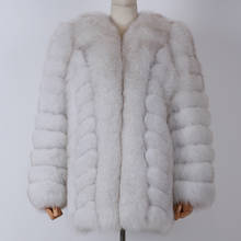 ladies fur coat long women real fox fur winter coat ladies natural fox fur coat 2024 - buy cheap