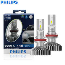 Philips X-treme Ultinon LED H11 12V 11362XUX2 6000K яркая автомобильная светодиодная фара Автомобильная HL лампа + 200% более яркая (двойная упаковка) 2024 - купить недорого