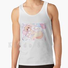 Loli Waifu tank tops vest 100% Cotton Waifu Japanese Girls Cute Pantsu Ecchi Senpai Hentai Manga Anime Kawaii Weeb 2024 - buy cheap