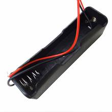 High Quality Black Plastic 18650 Battery Case Holder Storage Box with Wire Leads for 18650 Batteries 3.7V Wholesale 2024 - buy cheap