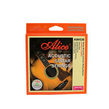 5 Set Alice AW436 010 011 012 013 Imported Copper Core Coated Rust-proof Folk Acoustic Guitar Strings Phosphor Bronze Alloy Stri 2024 - buy cheap
