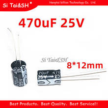 20 pces higt qualidade 25v470uf 8*12mm 470uf 25v 8*12 capacitor eletrolítico 2024 - compre barato