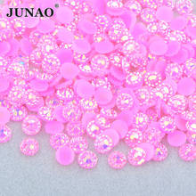 JUNAO-calcomanías de cristal para decoración de uñas, gemas de resina para decorar álbumes de recortes, diamantes de imitación, 4, 5 y 6mm 2024 - compra barato